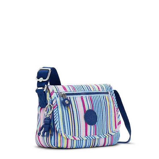 Kipling Sabian Klassiska Printed Crossbody Mini Väska Blå | SE 1875XY